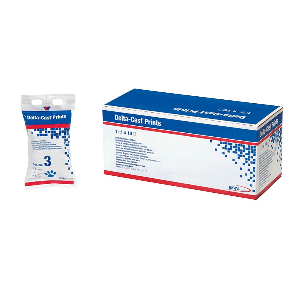 [BSN 7270809] Delta-Cast Soft Stützverband 3,6 m x 5,0 cm, Bärentatze (10 Stck.)