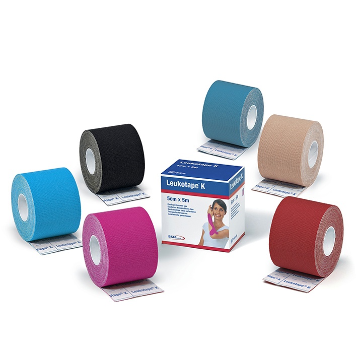 Leukotape K Klebebinde 5 m x 2,50 cm, hautfarben