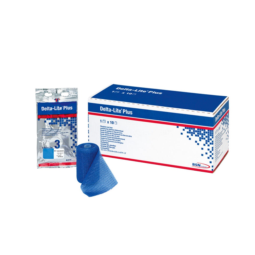 Delta-Lite Plus Stützverband 3,6 m x 5,0 cm, weiß (10 Stck.)
