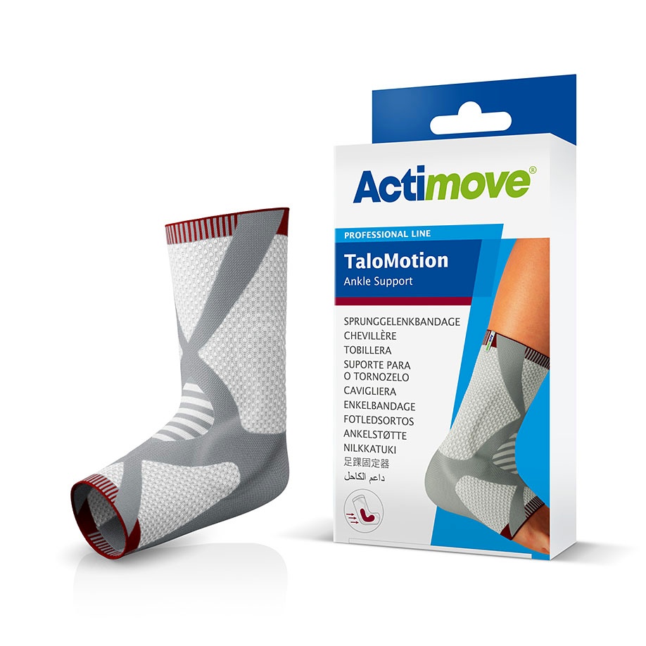 [BSN 7348764] Actimove TaloMotion Sprunggelenkbandage Rechts, Gr. M, anthrazit