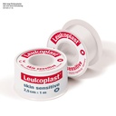 Leukoplast Skin Sensitive Rollenpflaster Im Schutzring, 2,6 m x 1,25 cm, weiß