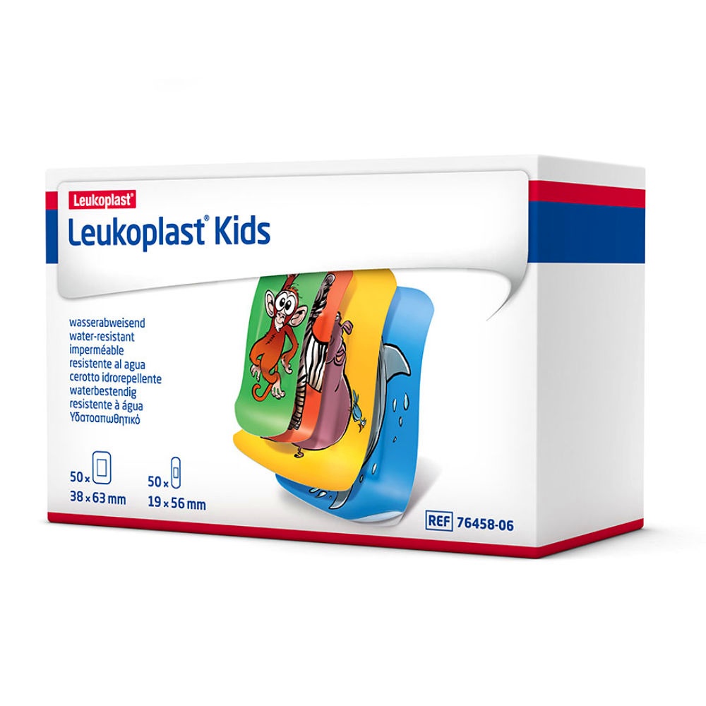 [BSN 7645806] Leukoplast Kids, Mischpackung Mit 2 Pflastergrößen (100 Stck.)