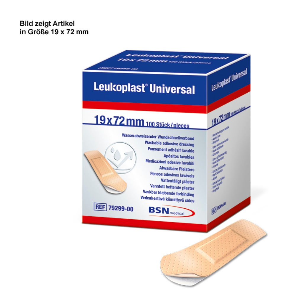 Leukoplast Universal Wundstrips 1,9 x 7,2 cm (100 Stck.)