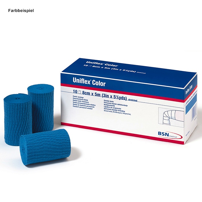 Uniflex color Universalbinde 5 m x 10 cm, grün