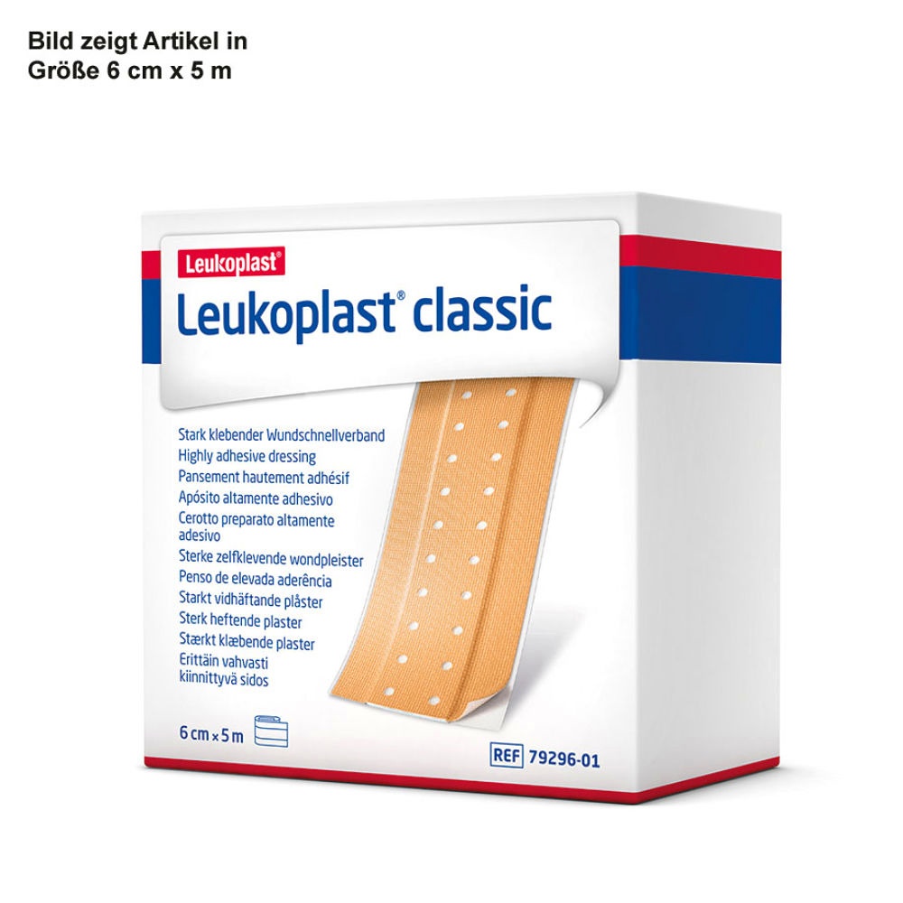 Leukoplast Classic Wundschnellverband 5 m x 4 cm