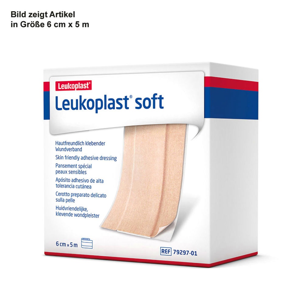 [BSN 7929702] Leukoplast Soft Wundschnellverband 5 m x 8 cm