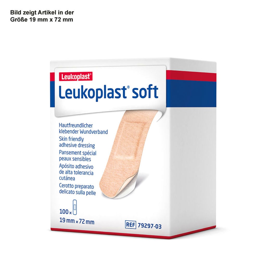 [BSN 7929704] Leukoplast Soft Wundstrips 2,8 x 7,2 cm (100 Stck.)