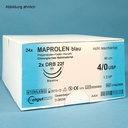 MAPROLEN DS 19 5/0=1, monofil, blau Nahtmaterial Fadenlänge 45 cm, (24Stck.)