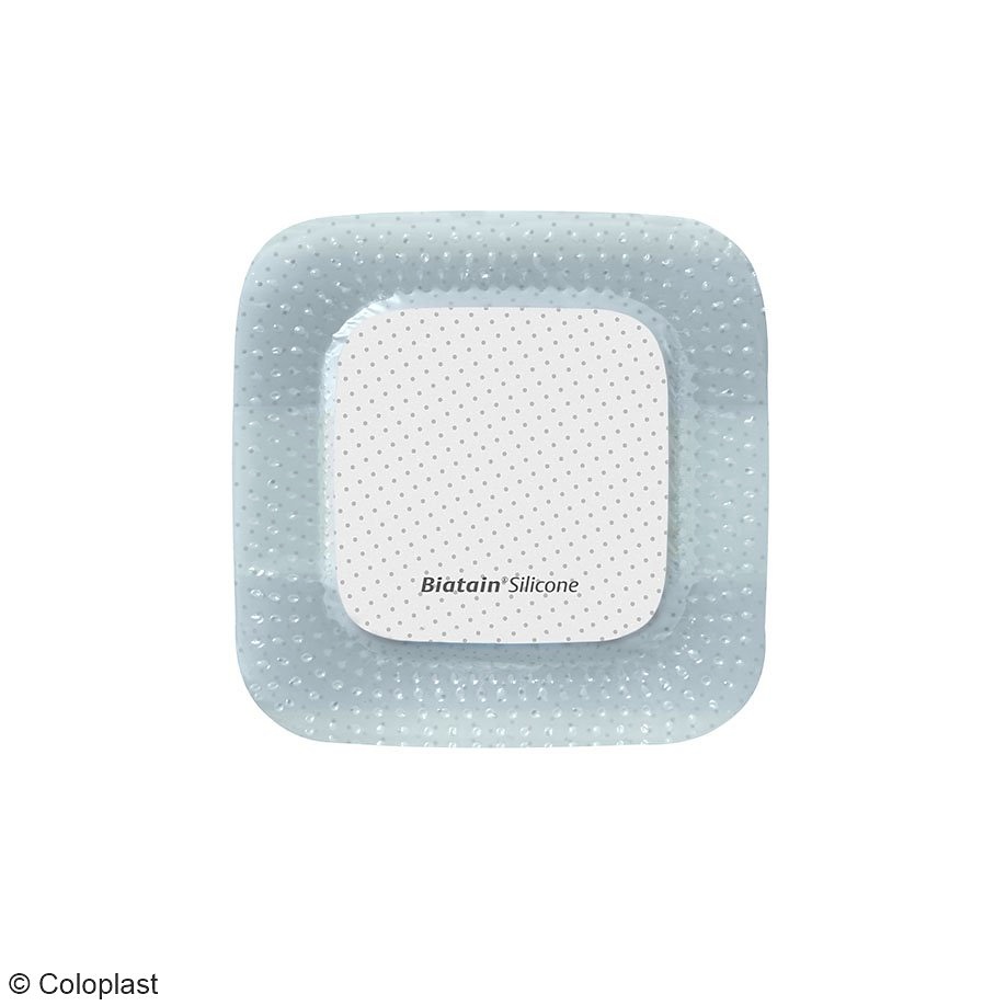 Biatain Silicone Schaumverband steril 7,5 x 7,5 cm (10 Stck.)