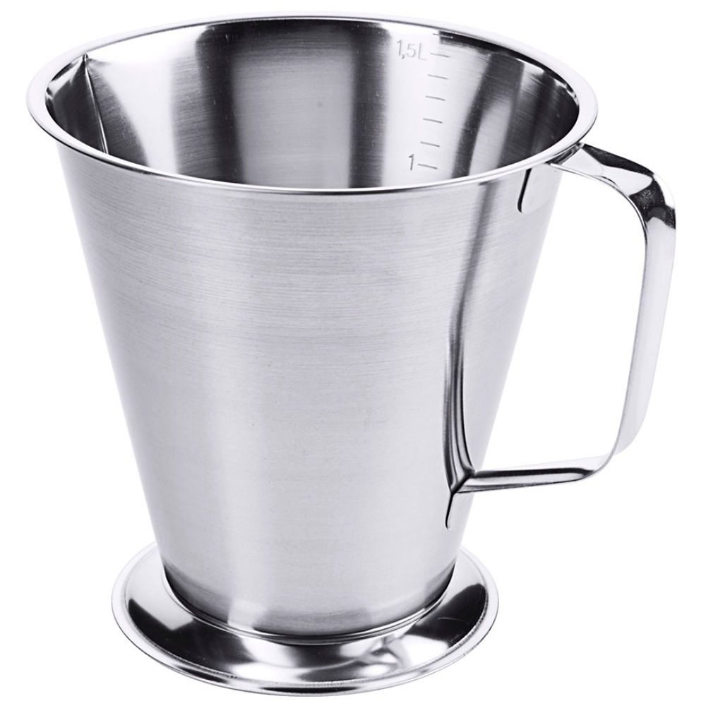 [CON 0551/150] Messbecher mit Fuß, 1,5 Ltr., Höhe 16 cm