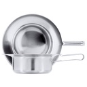 Stechbecken mit Flachgriff Für Erwachsene, Ø 31 cm