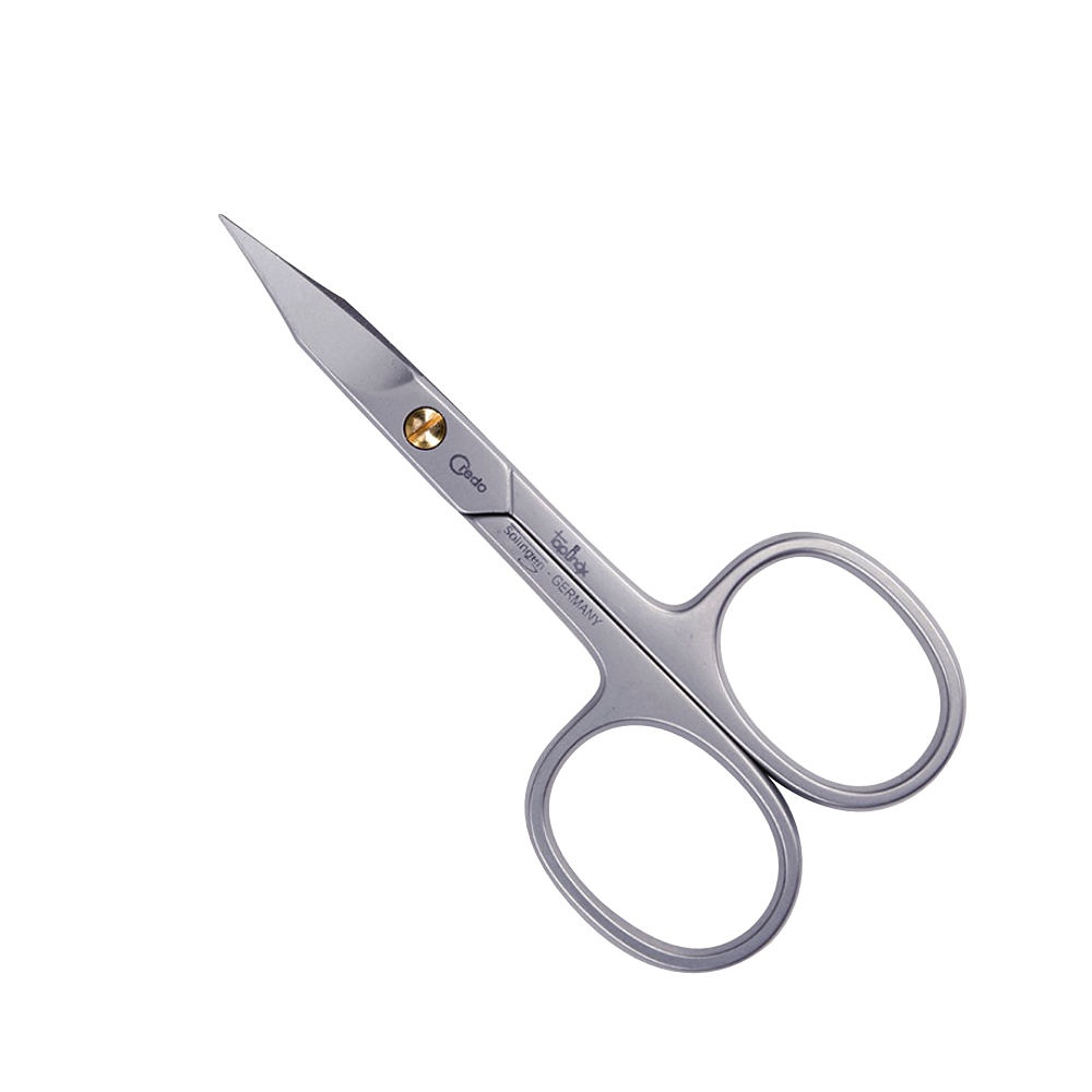 [CRE 25610] Credo Nagelschere 9 cm gebogen Turmspitze, rostfrei, Blisterverpackung