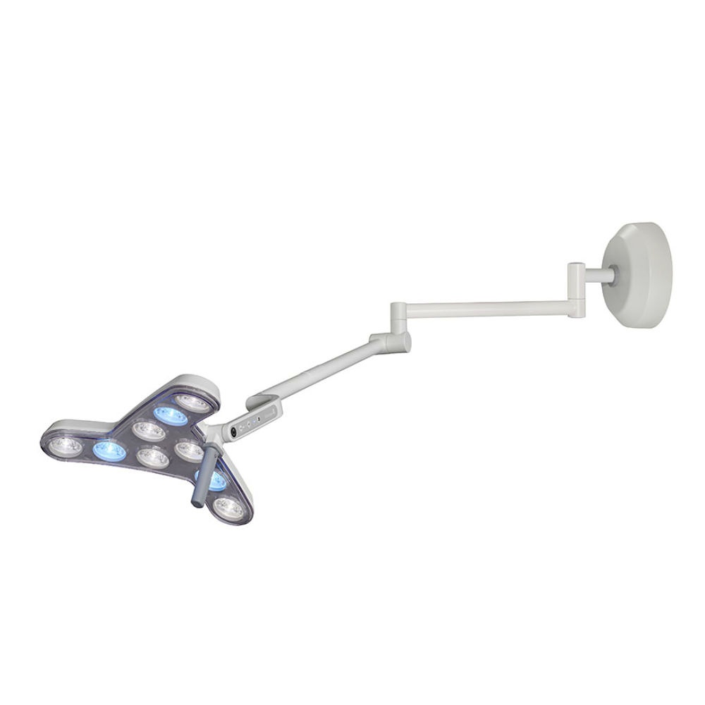 [DER D16.291.000] LED-Behandlungsleuchte TRIANGO Fokus 130-3W Wandmodell
