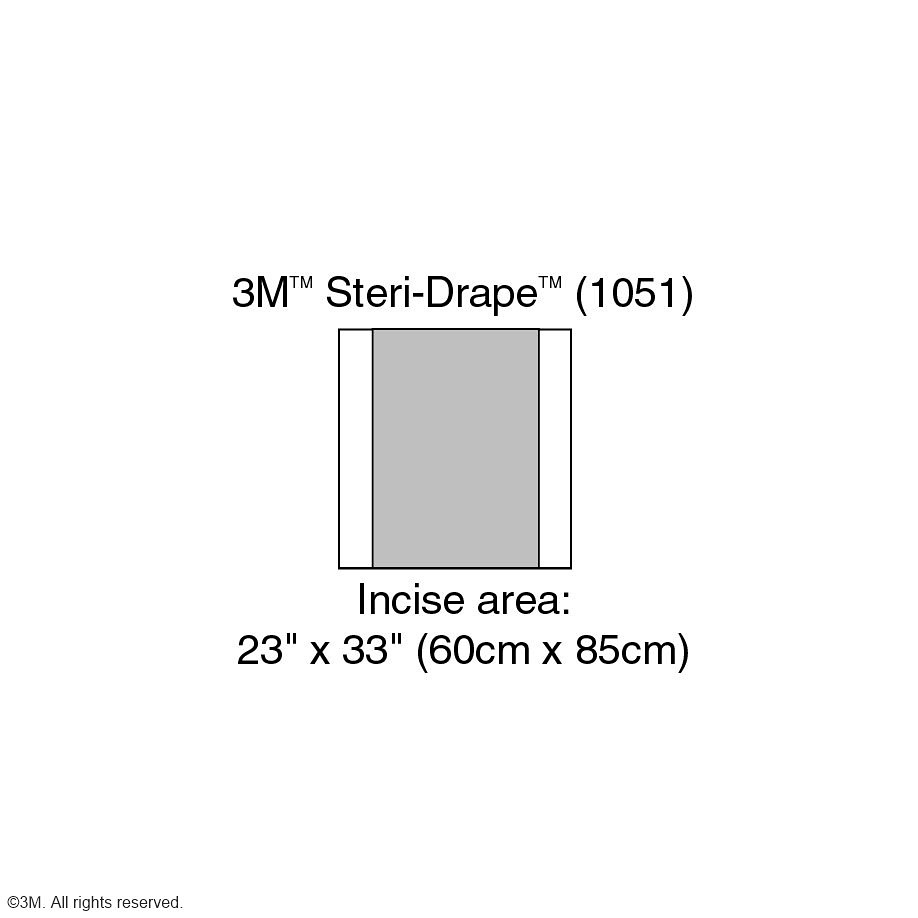 [DMM 1051] Steri-Drape 1 Inzisionsfolie steril