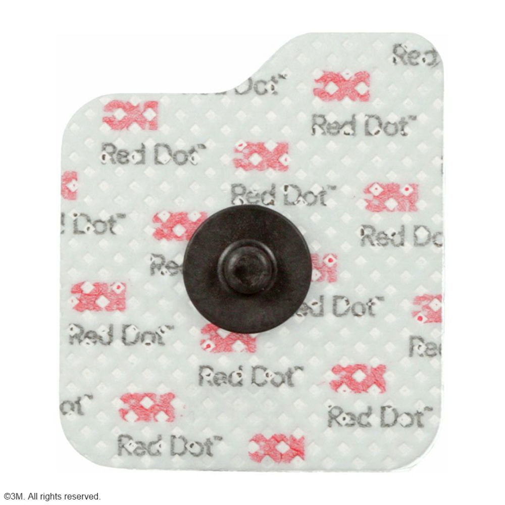 Red Dot EKG-Elektroden für Erwachsene mit repositionierbarem Beutel