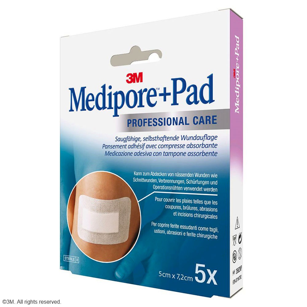 Medipore + Pad Steriler Fertigverband 5x