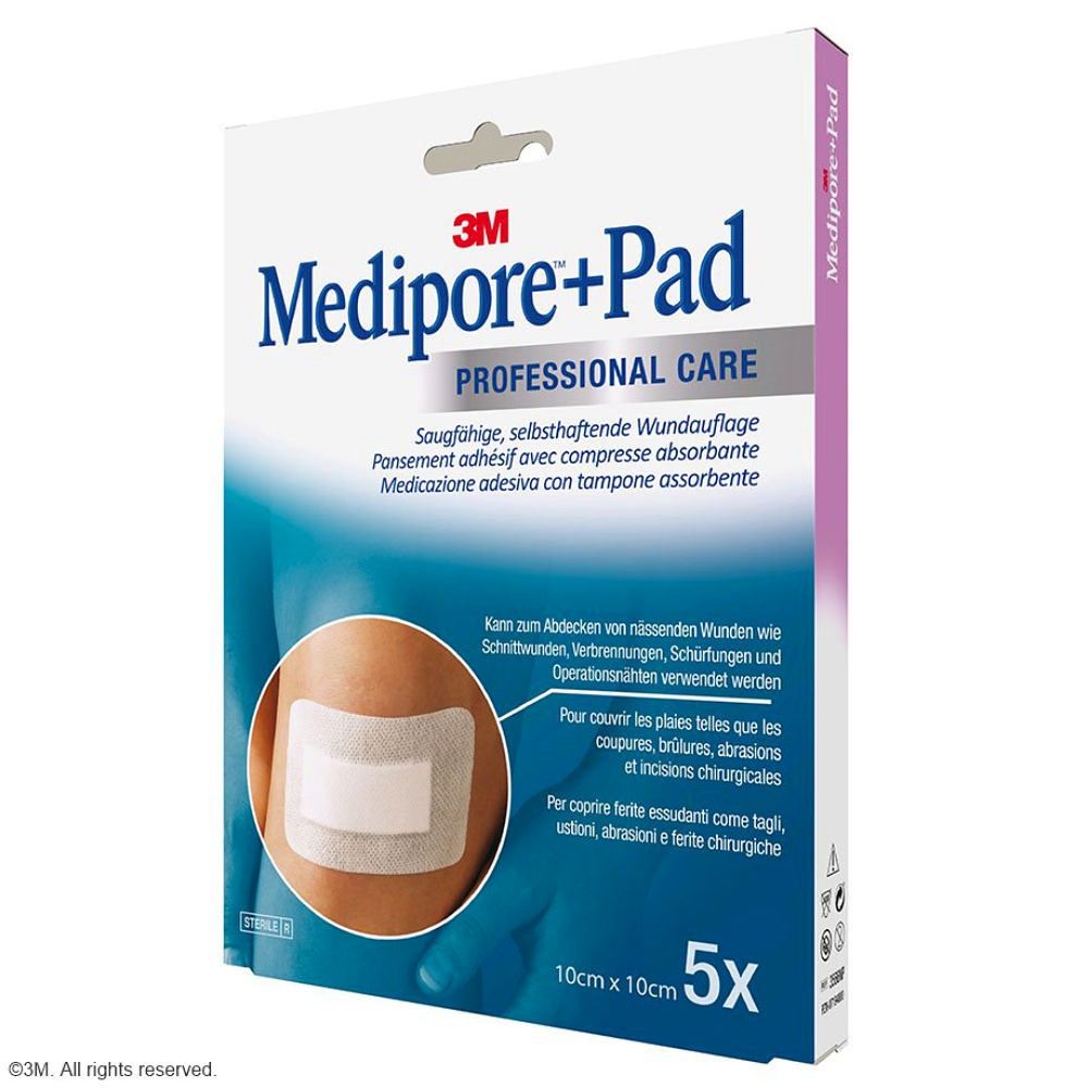 [DMM 3566NP] Medipore + Pad Fertigverband steril 10x