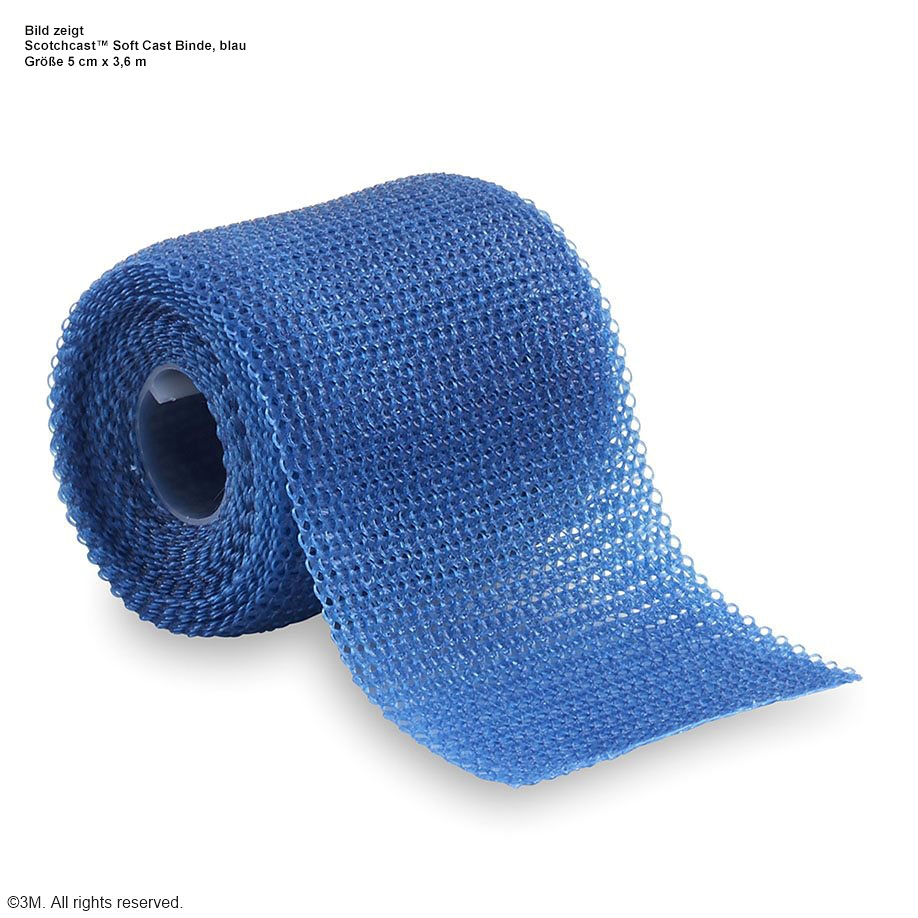 [DMM 82104B] Scotchcast Soft Cast Stützverband blau 10,0cm