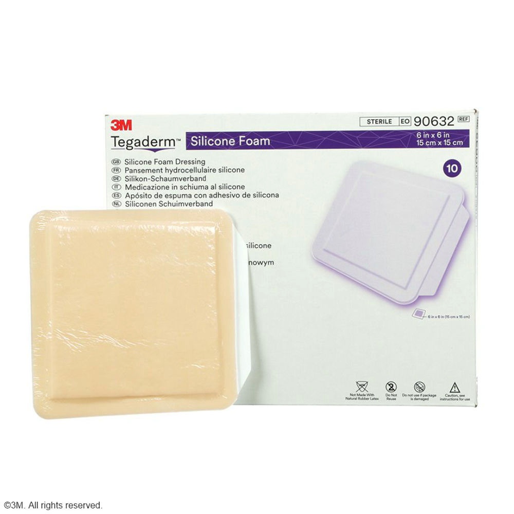 Tegaderm Silikon Schaumverband ohne Haftrand