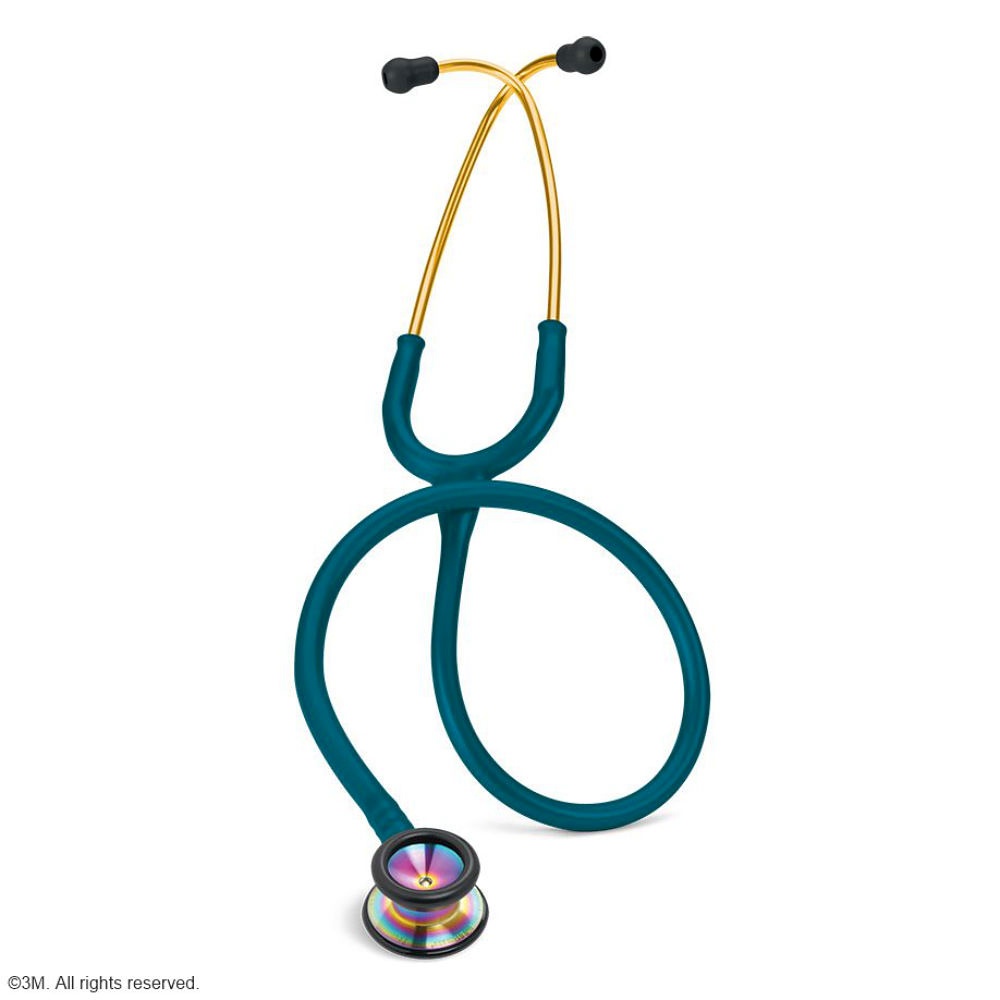 [DMM E2153] Littmann CLASSIC II Regenbogen Kinderstethoskop Karibikblau Edition