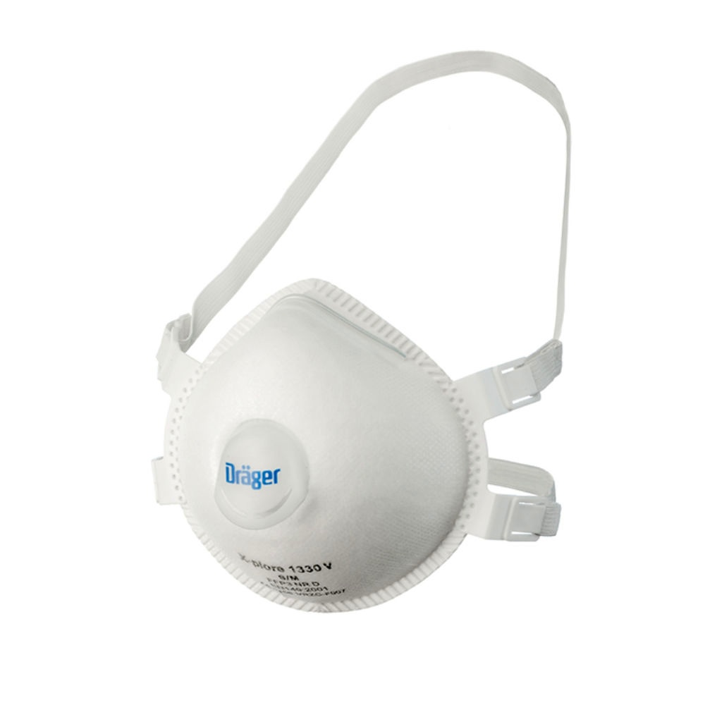 [DRA 3951217] Atemschutzmaske FFP3 X-plore 1330 V CoolMAX Ventil M/L NR D