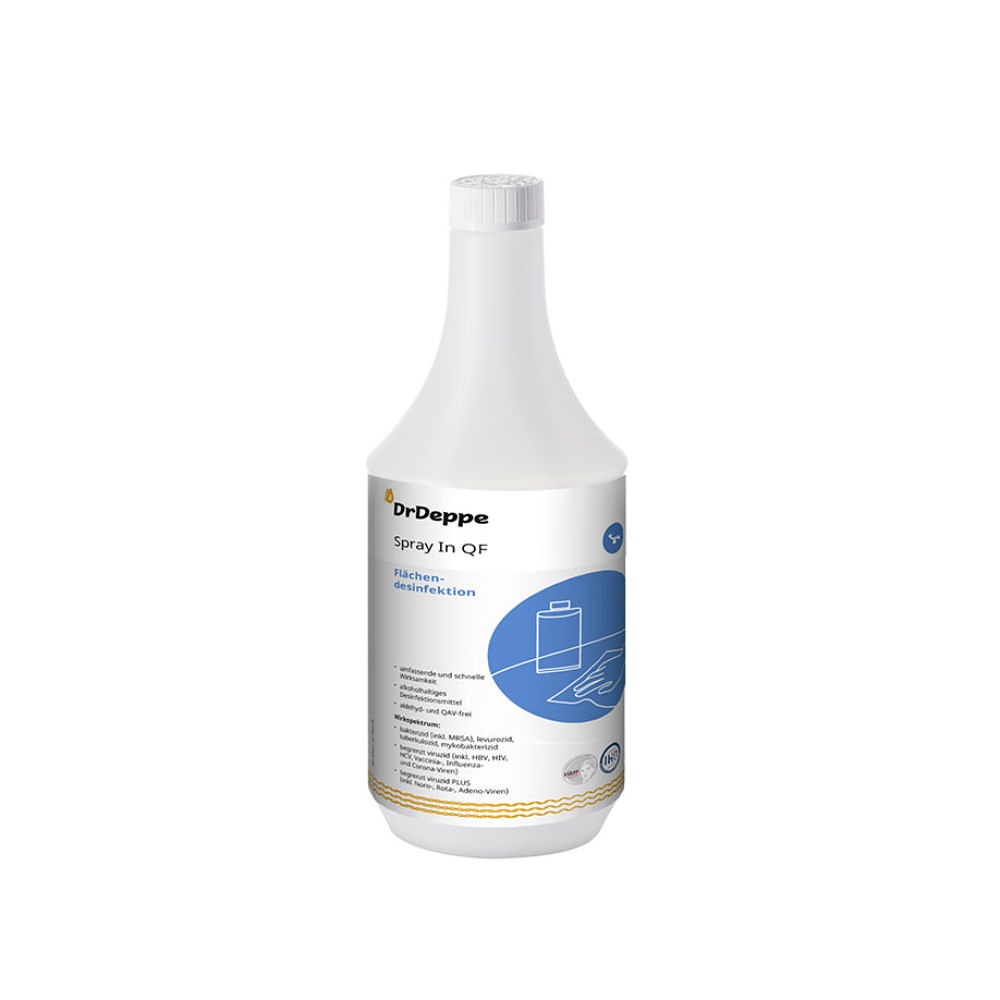 Schnell wirkende Flächendesinfektion Spray In QF