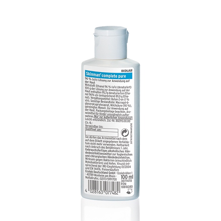 Händedesinfektion Skinman complete pure