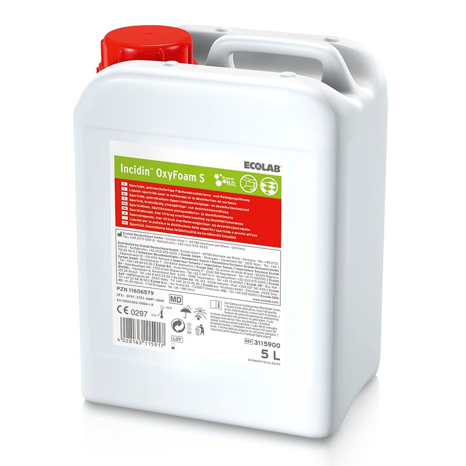 [ECO 3115900] Incidin OxyFoam S Flächenschnelldesinfektion Kanister