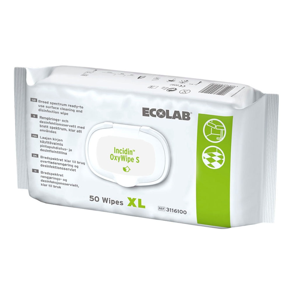 [ECO 3116100] Incidin OxyWipe S XL Flächendesinfektionstücher