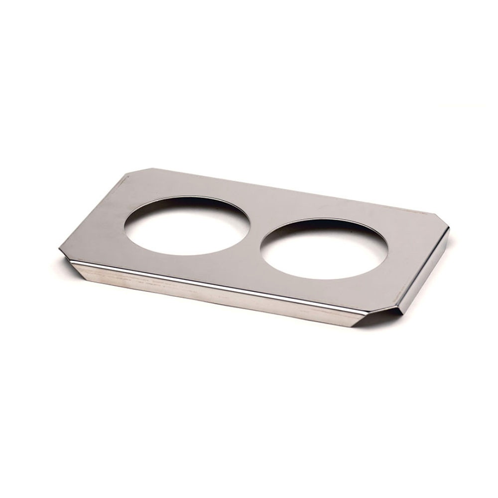 [ELM 2070520000] Edelstahleinsatzdeckel für 2 Bechergläser