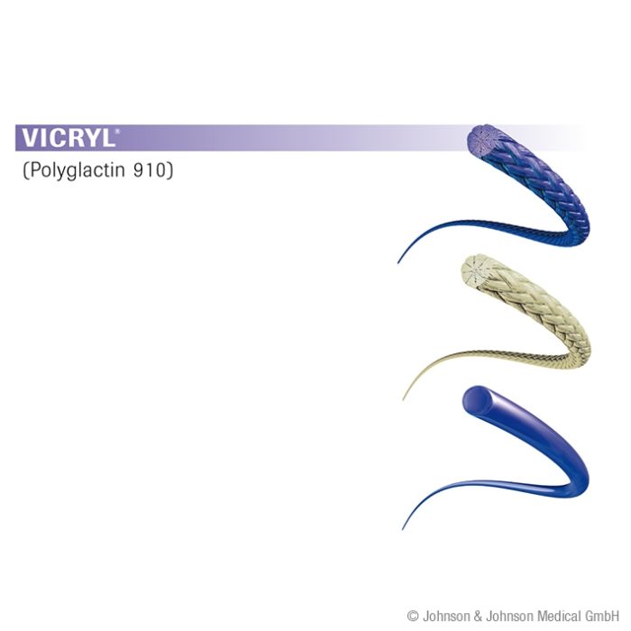 VICRYL rapide Nahtmaterial 8/0 violett