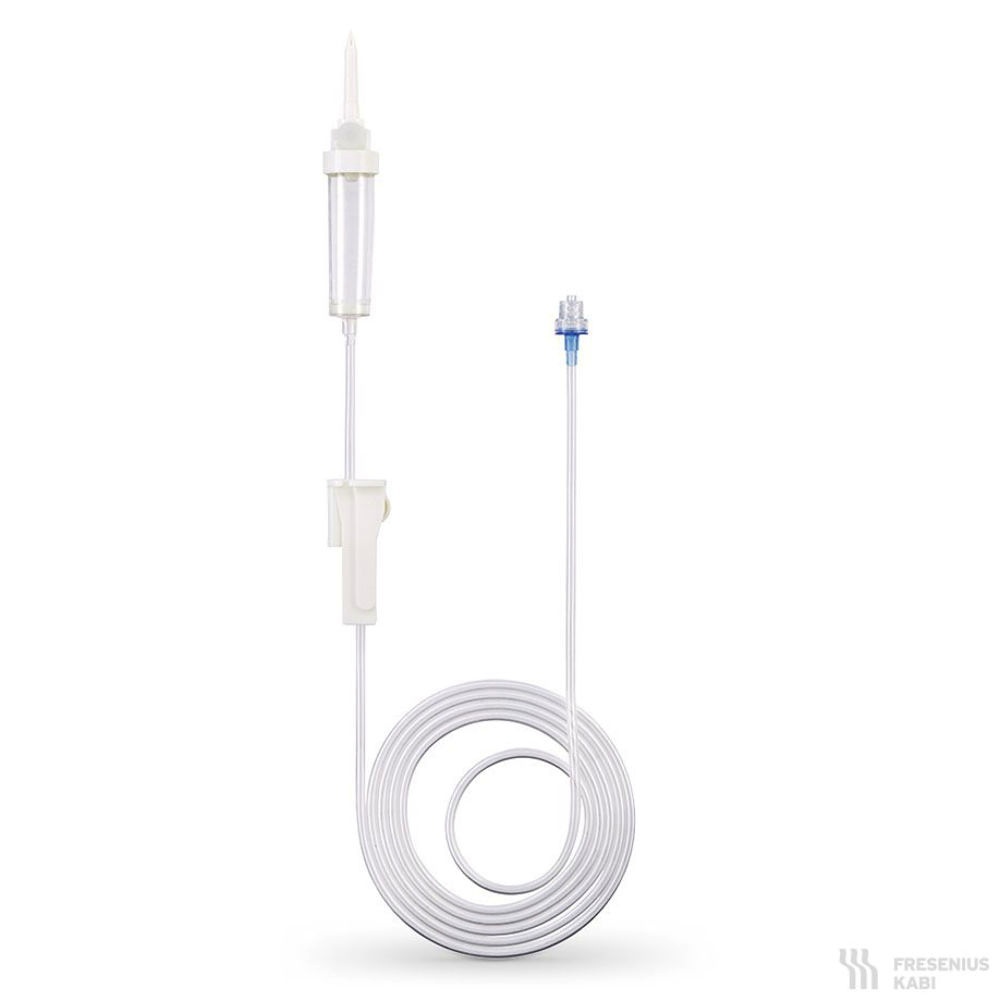 Infusionsgerät Novofusion LL, Schlauch 180 cm, mit Tropfkammer, Rückflusssperre