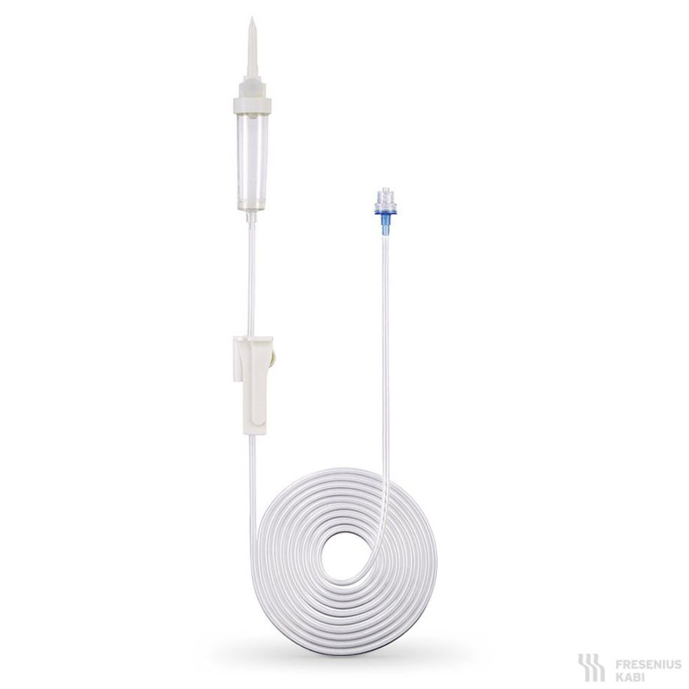 [FRE 14174] Infusionsgerät Novofusion LL, Schlauch 240 cm, mit Tropfkammer, Rückflusssperre