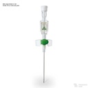 Vasodrop Safety Venenverweilkanüle, PUR 22 G, 0,90 x 25 mm, blau