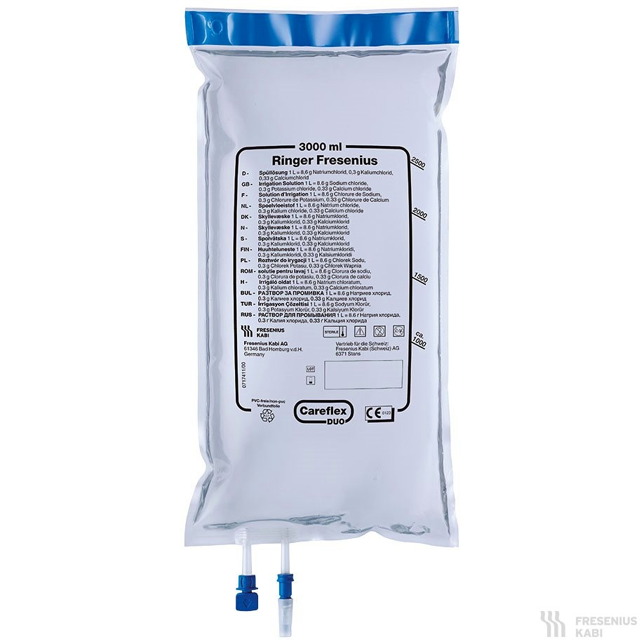 [FRE F2614161] Ringerlösung Fresenius Careflex-Duo-Beutel (4 x 3000 ml)