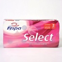 Fripa - Toilettenpapier select, 3-lagig (6 Pack à 8 x 250 Bl.)