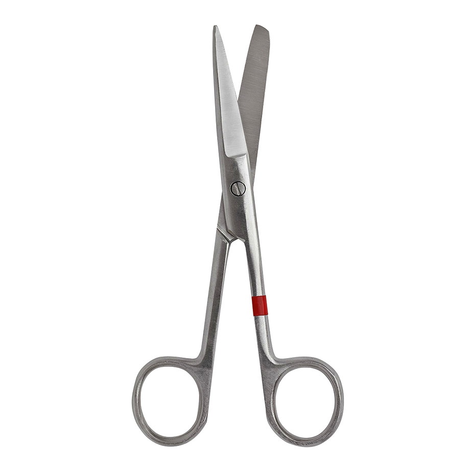 Chir. Scheren gerade, stumpf/spitz 14,5 cm, zum Einmalgebrauch (25 Stck.)