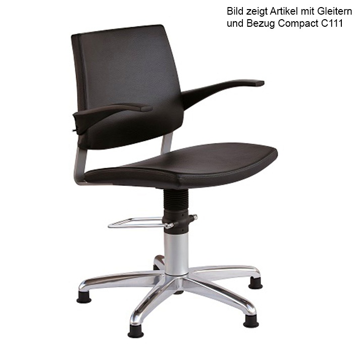 [GRP 2227640.C111] Patientenstuhl Serie 22, mit Gleitern Und beweglicher Rückenlehne