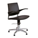 Patientenstuhl Serie 22, mit Rollen Und beweglicher Rückenlehne