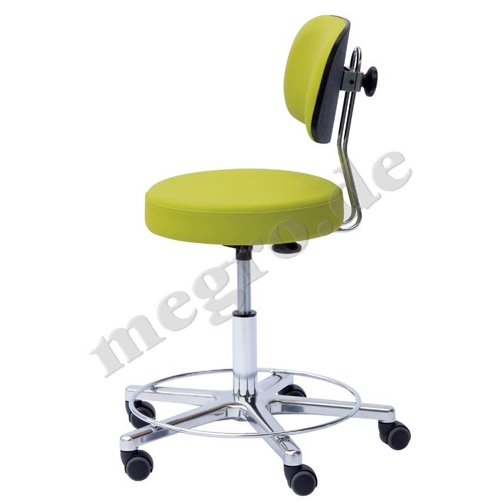 Arbeitsstuhl mit großer Rückenlehne Höhenverstellung 57 - 76 cm