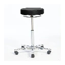 Arbeitshocker, Bezug compact schwarz Höhenverstellung 43 - 55 cm