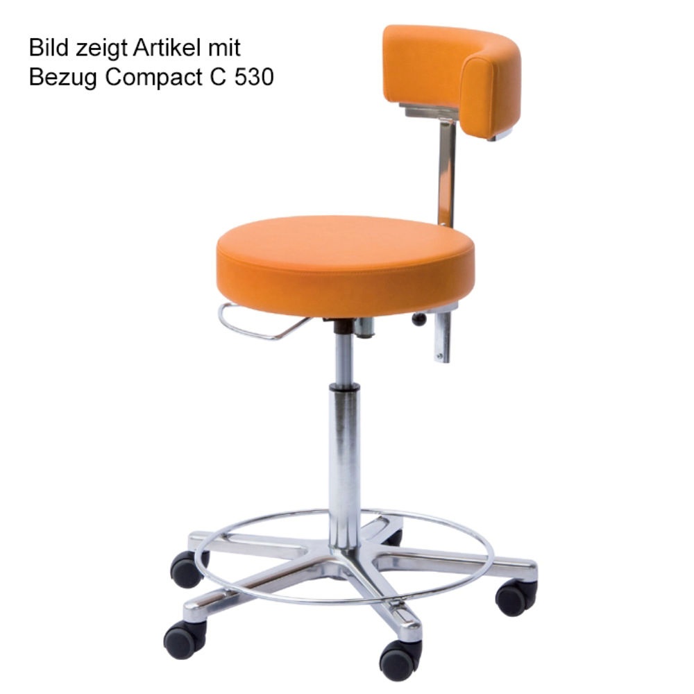 Praxis-Arbeitsstuhl mit höhenverstellbarer Rückenlehne