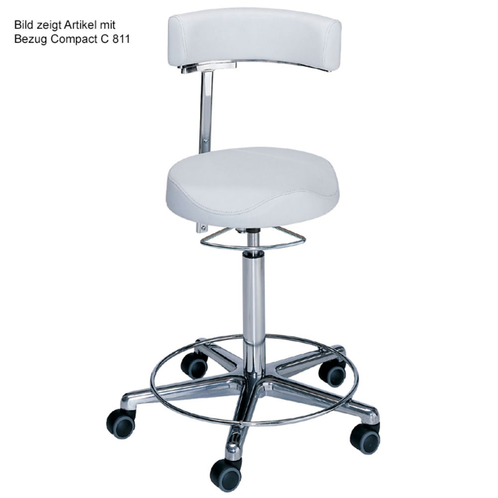 Arbeitsstuhl mit Rückenlehne Höhenverstellung 57 - 76 cm