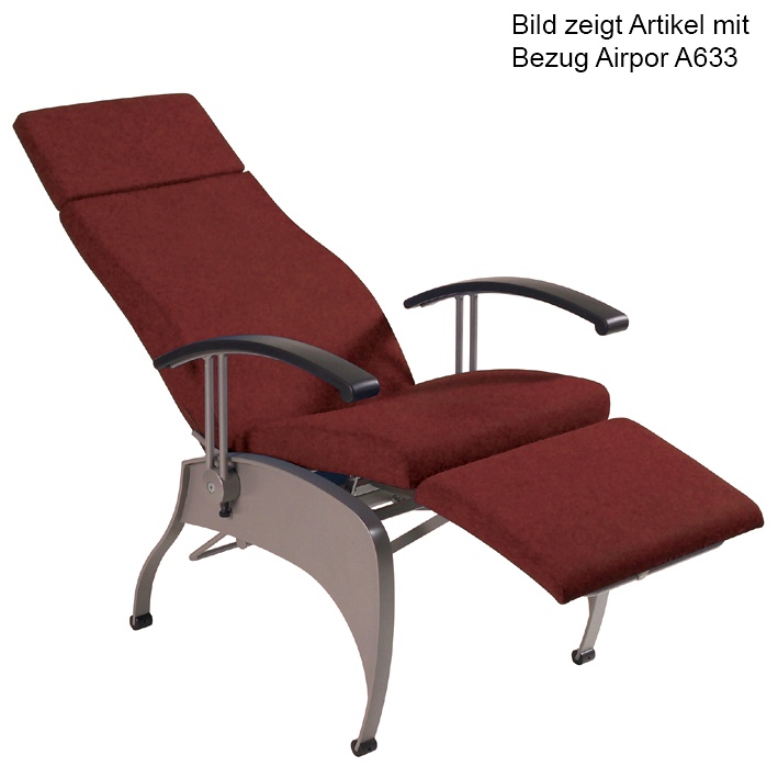Transport- und Variationsliege carryline Fix, mit zweiteiliger Rückenlehne
