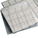 Ersatzaufsatz für Medikamententablett Langenau mit 20 Feldern