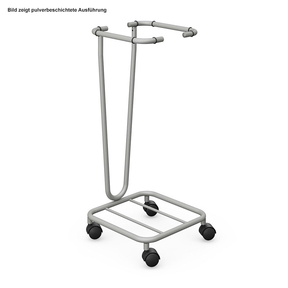 [HAE 09856] Wäsche- und Abfallsammler PiccoNovo 60/l, rostfrei