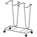 Wäsche- und Abfallsammler Picco Novo 60/lI, rostfrei