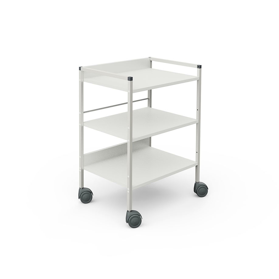 [HAE 15150] Regalwagen 08/16, 833 mm hoch, weiß