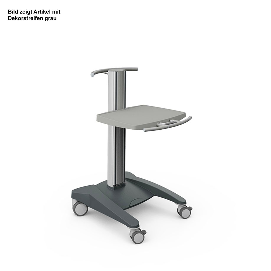 Fuego Liftwagen 1 Laptop, ABS, mit 1 ABS-Ablageplatte und Schiebegriff