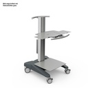 Fuego Liftwagen 2 Laptop, Metall Mit 1 Metallplatte, Mausauszug und